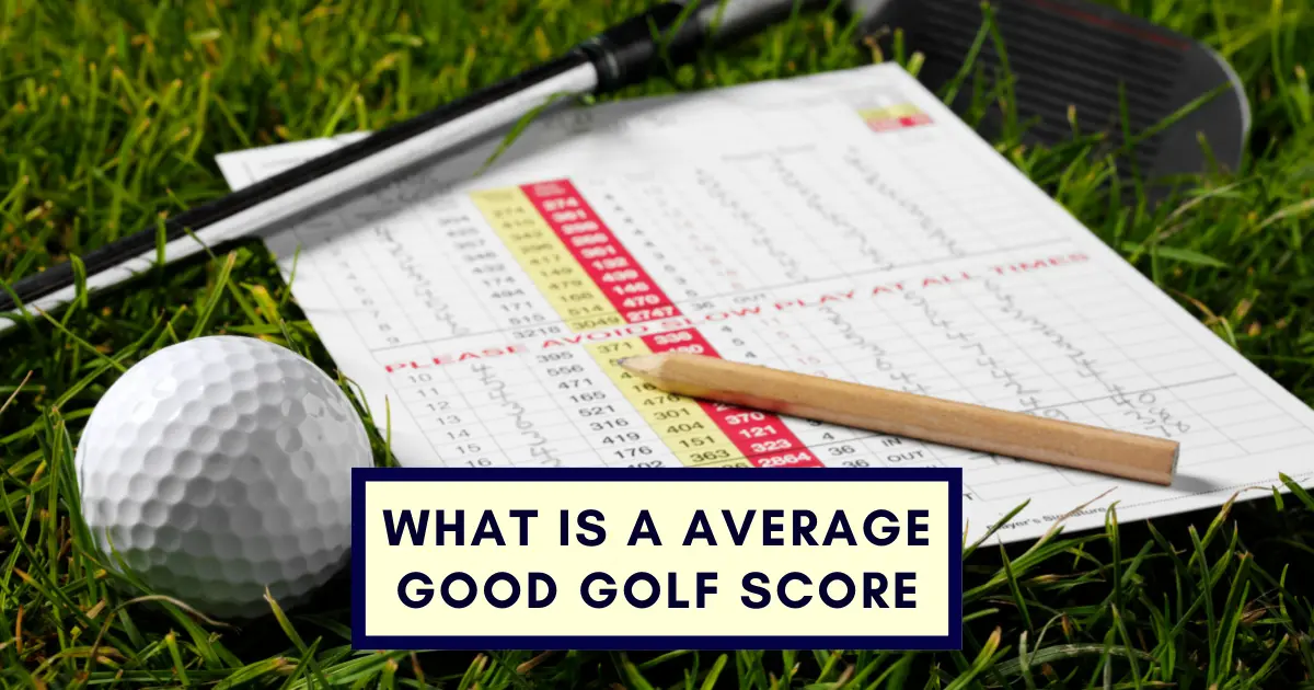 average golf score