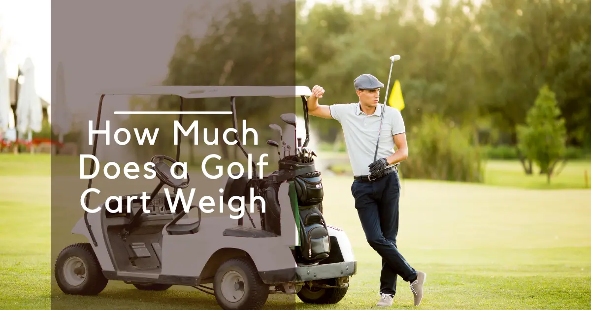 weight of a golf cart