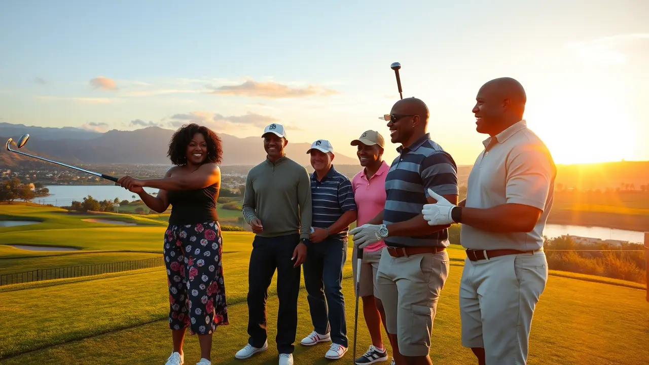 celebrities love golf