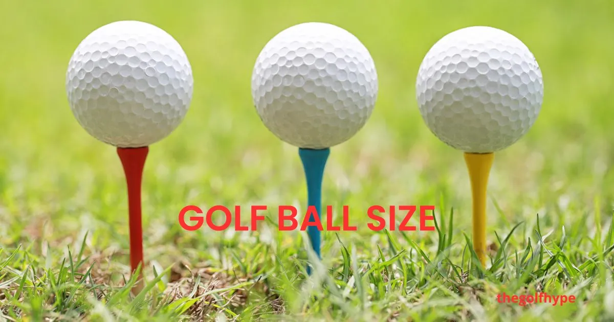 Golf ball size