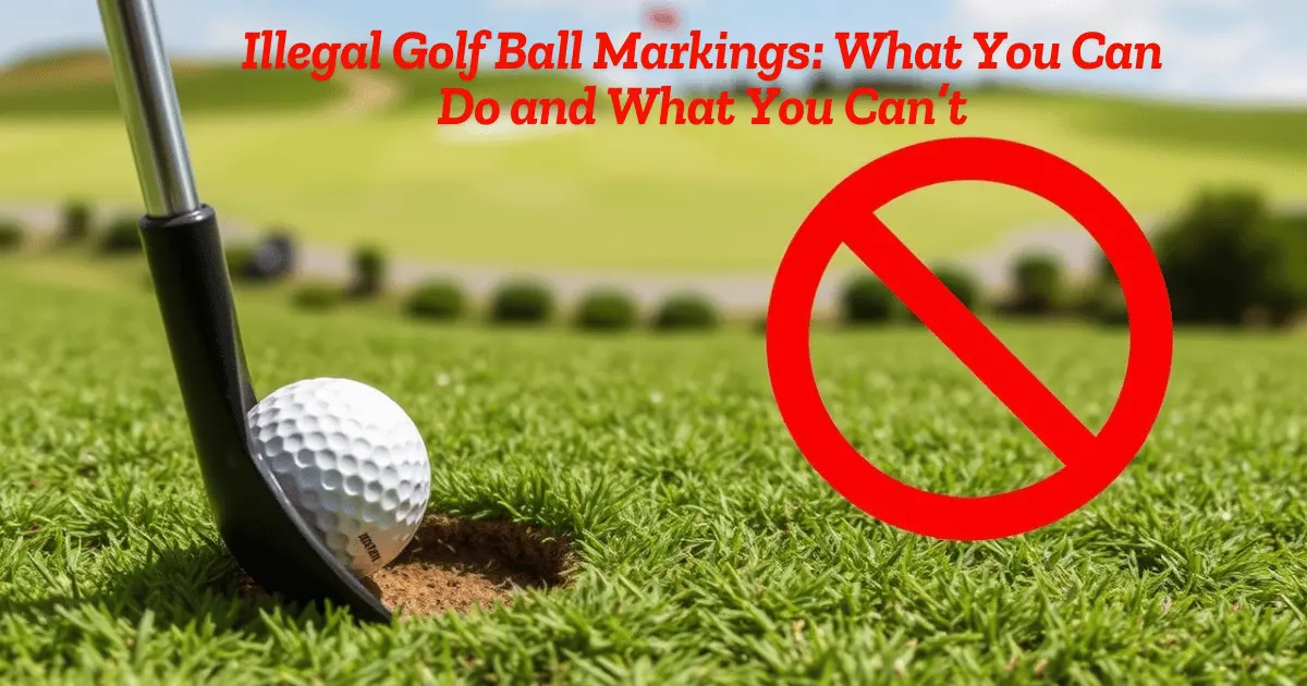 golf ball markings